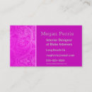 Search for paisley business cards Girly