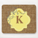 Search for burlap mousepads Monogrammed