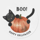 Search for fall cat stickers Pumpkin