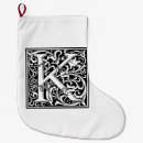 Search for alphabet christmas stockings Initial