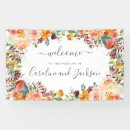 Search for welcome wedding banners Watercolor flowers
