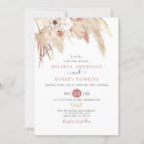 Search for desert rose wedding invitations Pampas grass