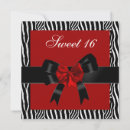 Search for red black sweet 16 Zebra