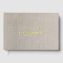 Search for linen guest books Memory book