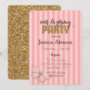 Search for girl 18th birthday invitations Glitter