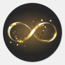 Search for infinity stickers Gold