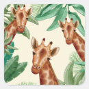 Search for vintage giraffe stickers Wildlife