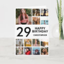 Search for 29th birthday cards Twenty ninth birthday