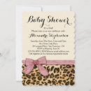 Search for pink leopard baby shower invitations Safari