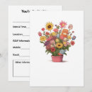 Search for flower pot invitations Floral