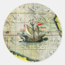 Search for antique map stickers Nautical