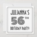 Search for fifty sixth invitations Stylish