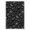Search for animal skeletons posters Black and white