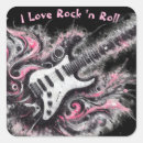 Search for rock on stickers Black
