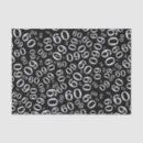 Search for 60th tissue paper Black and white