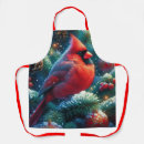 Search for cardinal bird aprons Vintage