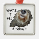 Search for funny pun christmas tree decorations Animal