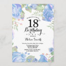 Search for blue 18th birthday invitations Adult birthday party