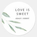 Search for sweets wedding stickers Watercolor