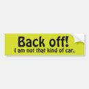 Search for make my own bumper stickers Back off