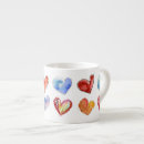 Search for red heart espresso mugs Pink