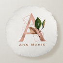 Search for rose gold cushions Monogrammed