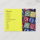 Search for building blocks business cards Kids
