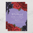 Search for red and purple wedding invitations Floral