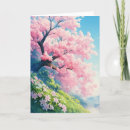 Search for spring landscape cards Cherry blossom