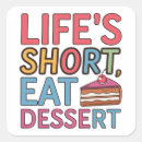 Search for life is short stickers Humour