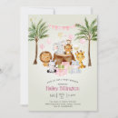 Search for pink safari invitations Lion
