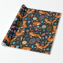 Search for red foxes wrapping paper Colourful