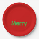 Search for holiday paper plates Green
