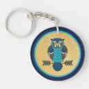 Search for blue owl rounded key rings Birds
