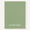 Search for minimalist notebooks Sage green