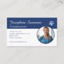 Search for veterinarian business cards Vet tech