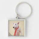 Search for bull terrier key rings Front view