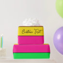 Search for solid color wrapping paper Neon