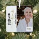 Search for forever in our hearts christmas tree decorations Calligraphy