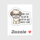 Search for shih tzu dog stickers Cute