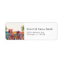 Search for fleur de lis return address labels Mardi gras