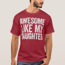 Search for like father like daughter tshirts Animal