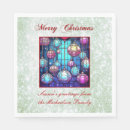 Search for stained glass napkins Vibrant