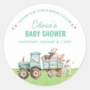 Search for tractor baby shower stickers Animals