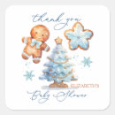 Search for gingerbread baby shower stickers Snowflakes