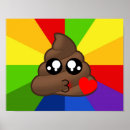 Search for funny poop signs posters Rainbow