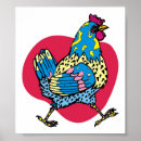 Search for funny rooster posters Illustration