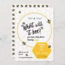 Search for what will it bee baby shower invitations Honey