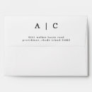 Search for black envelopes Initials