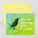 Search for singers postcards Yellow